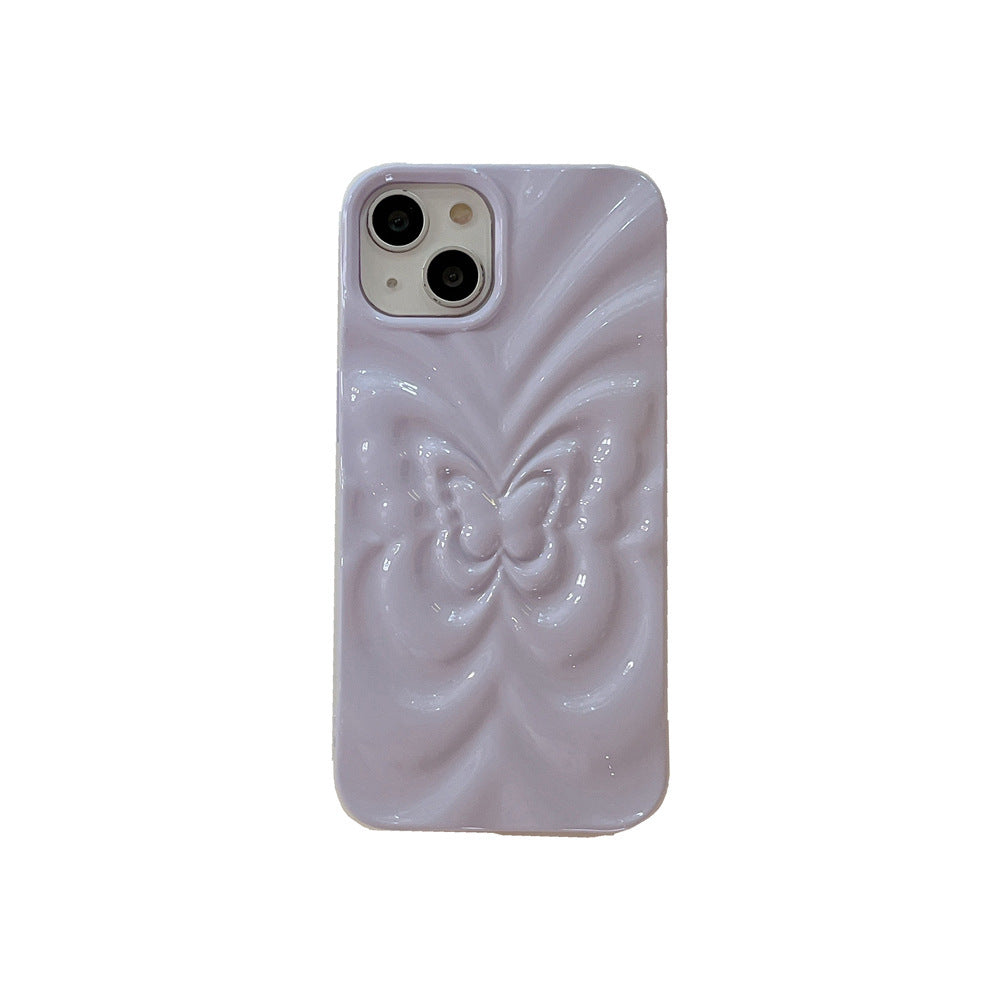 Solid Color Pleated Butterfly Suitable For 14promax Phone Case 50b17cf8 6dc7 4547 b448 fef40869550c