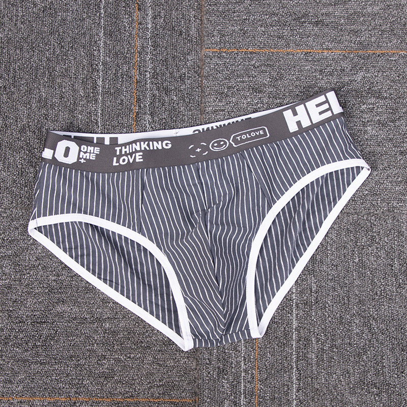 Striped Cotton Triangle Men's Briefs Low Waist Breathable Men's Underwear Briefs 50b7672a 2f59 44d2 8241 2280529af5bb