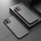 Contrasting Color Mobile Phone Hard Shell Anti-fall Frosted Protective Cover 50c3315f ecbf 463f ae5e ff2617984591