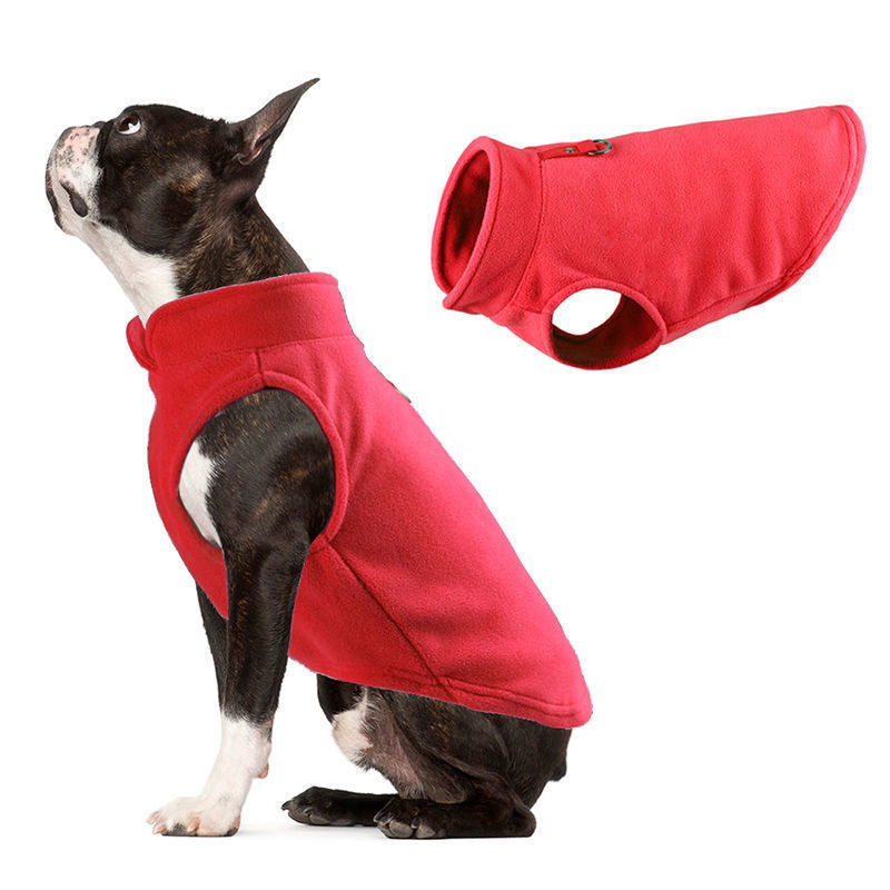 Dogs And Cats Autumn And Winter Thickening Fleece Sweater Vest 50c7a657 f2a5 4778 9bdd e65539c0846a