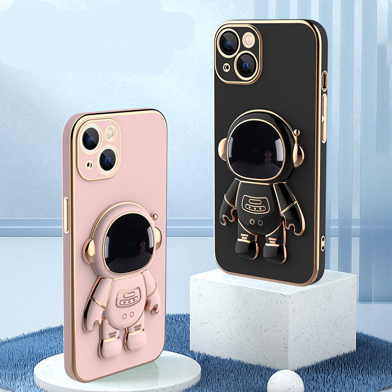 3D Astronaut Phone Case Anti-Drop Electroplating Bracket - HD Wireless Product #2