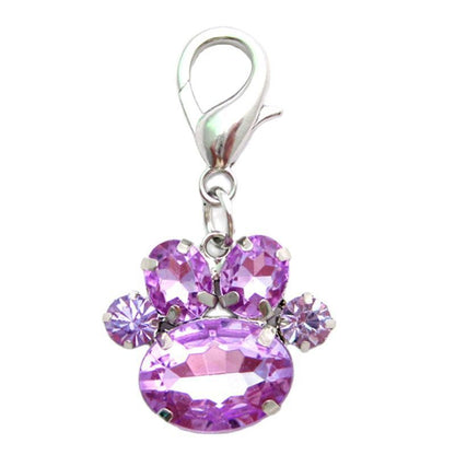 Cute Claw-shaped Pet Pendant Rhinestone Puppy Hanging 50e8174b d2f1 4ce5 96ea 2f0d34936ab4