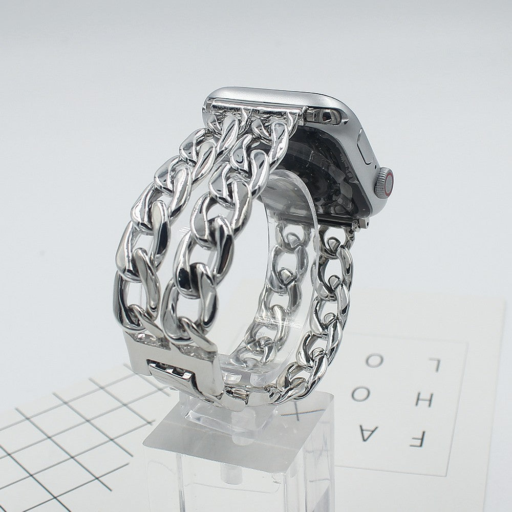 Resin Spliced Metal Strap Apple Watch 50f3edce f25f 458d abae e0bcd180c46b