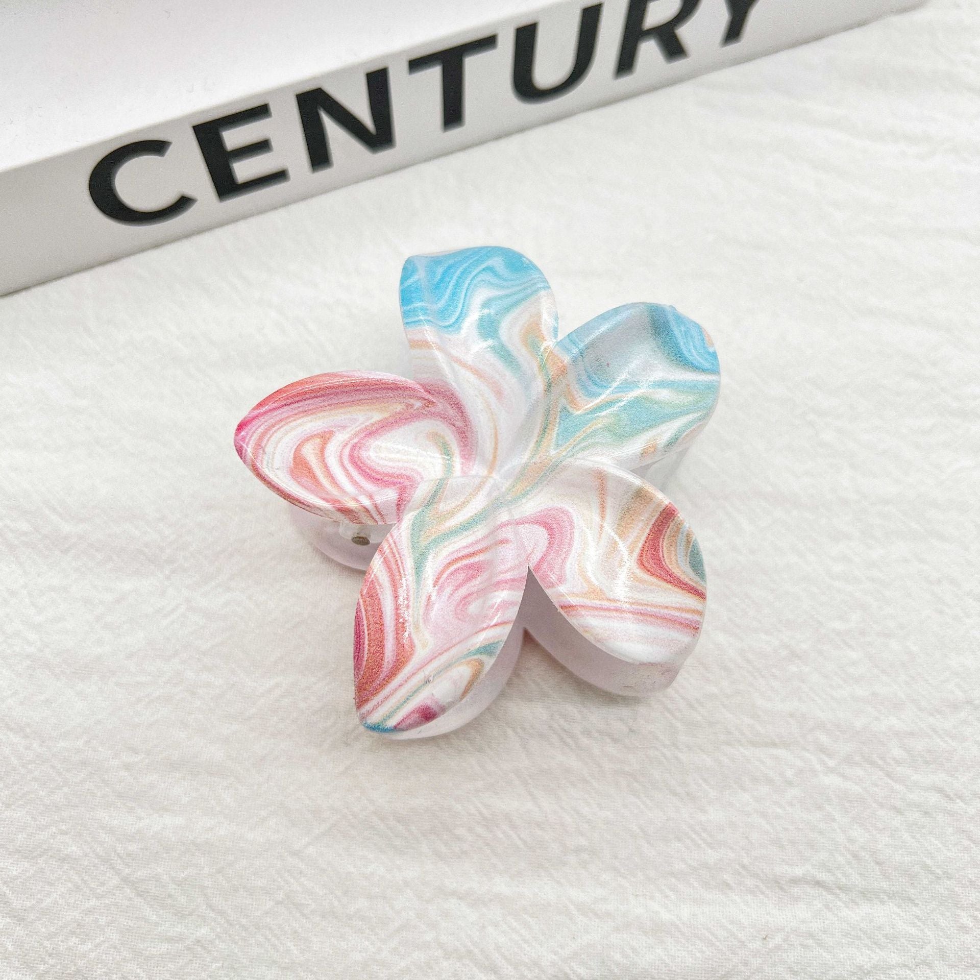 Color Blooming Plumeria Rubra Grip Dopamine Girl Back Head Hair Clip 50f8559a 34a9 4ac8 8517 71aa04f20d6c
