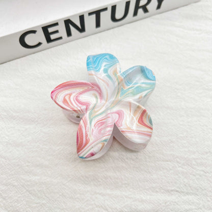 Color Blooming Plumeria Rubra Grip Dopamine Girl Back Head Hair Clip 50f8559a 34a9 4ac8 8517 71aa04f20d6c