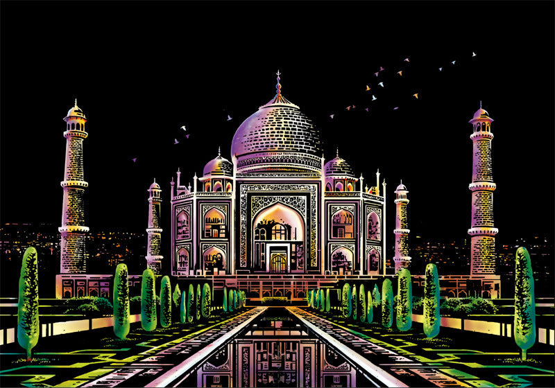 City night scratch painting 5104cfa8 a24a 4392 8de7 02127d924f90