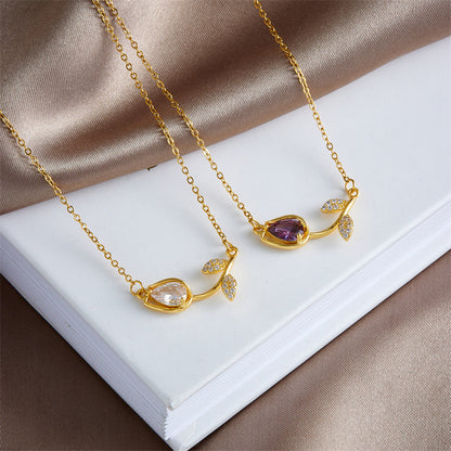 Tulip Flower Necklace For Women 510c77d0 edc3 4c82 bc13 cbd4a5ae10c6