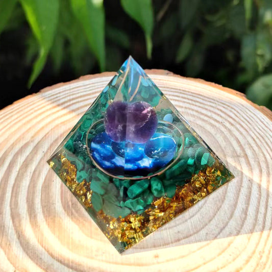 Crystal Ball Pyramid Crystal Gravel Epoxy Home Desktop Handmade Ornaments 51106382 7d75 49f3 92f2 6f99c73acbc7