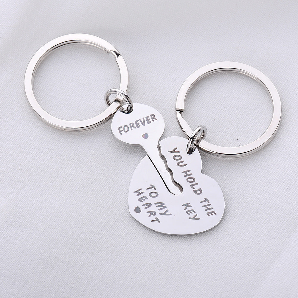 Popular Heart-shaped Keychain Set Keychain 5112020619650
