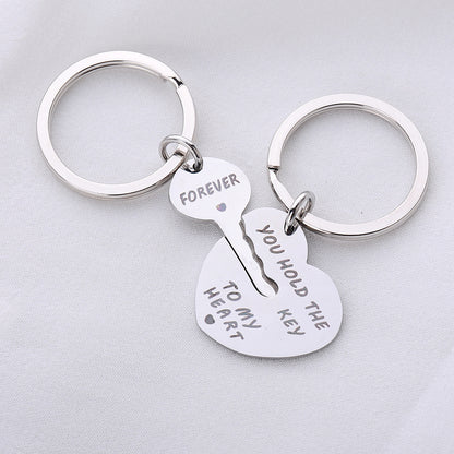 Popular Heart-shaped Keychain Set Keychain 5112020619650