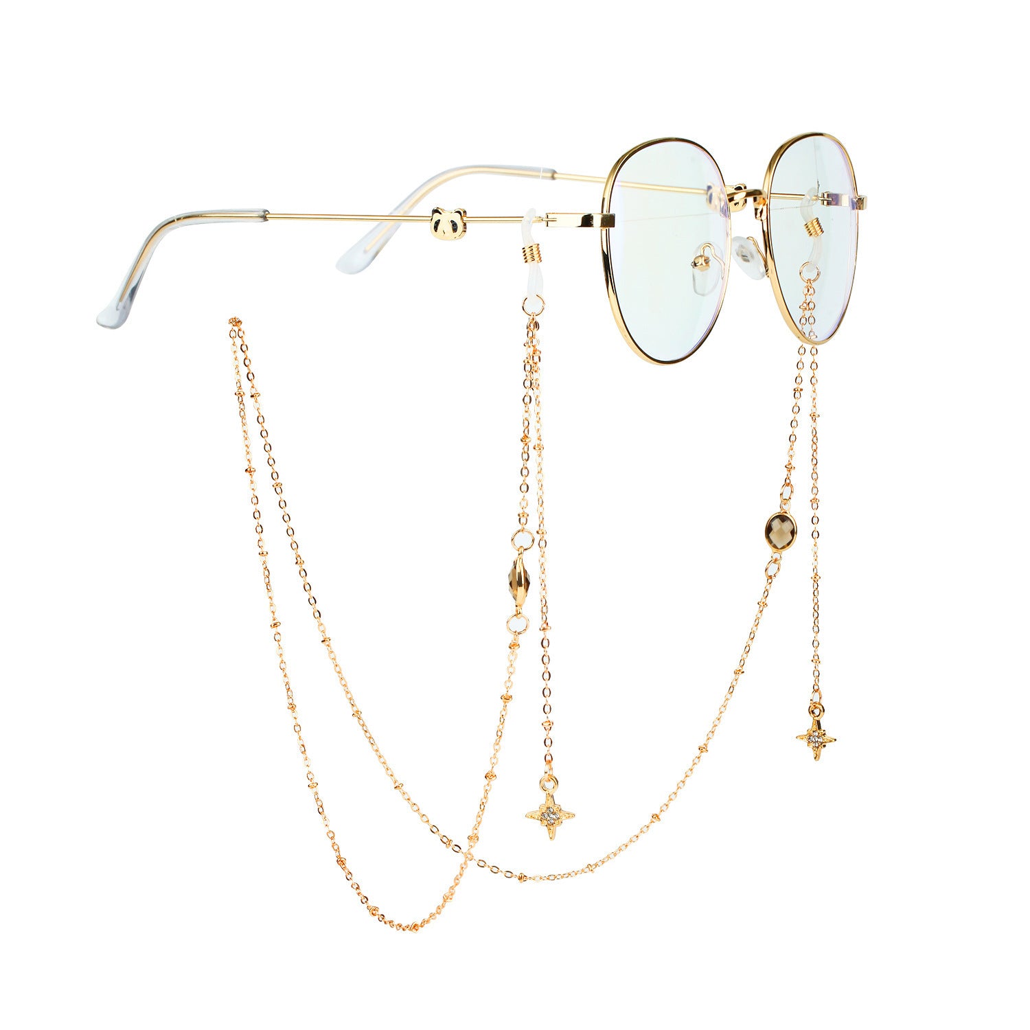 Glasses Bound Glass Hanging Chain 511c6e7f 444f 4528 ad07 3d96a745bf05