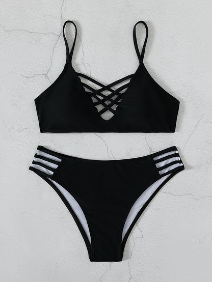European And American Style Fashion Leak Back Skinny Bikini 511f4984 9688 4c0a bdba 911c4c82f913