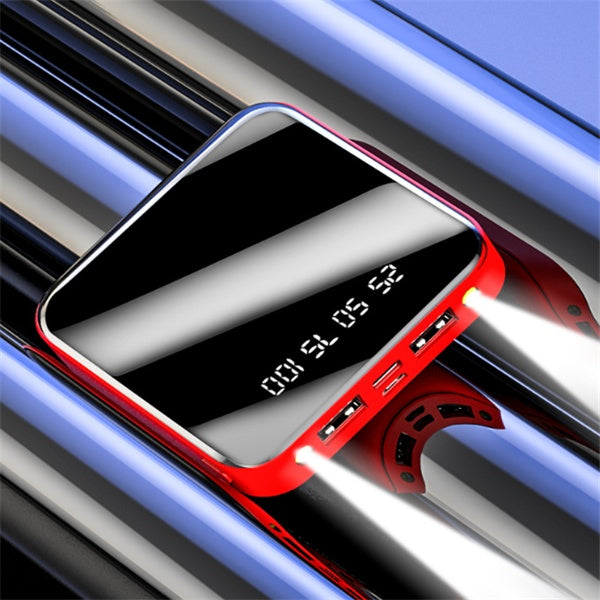 Mini Power Bank 20000 MAh Portable Mirror Digital Display Power Bank - 图片 4