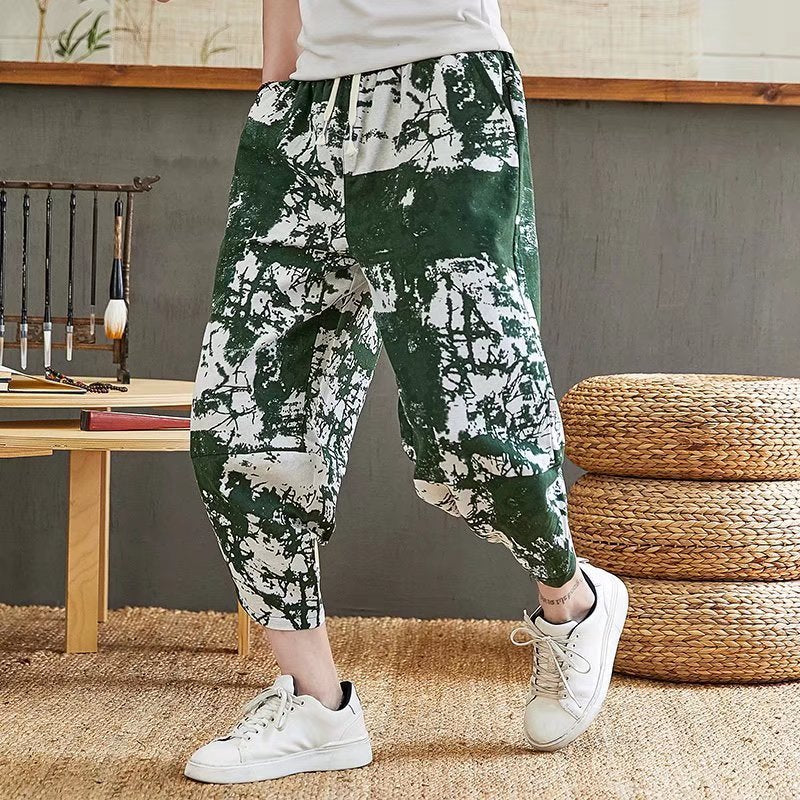 Summer Bloomers Men's Linen Wide Leg Loose 512fa6d8 39f6 43b6 b4f9 3f0f68f7464f