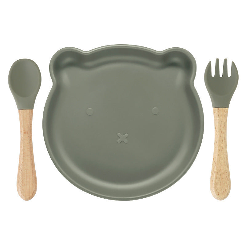 Food Supplement Tableware Set Silicone Spork Baby Products Bear Silicone Tableware 5135af33 7269 4af6 8bfc 1977ef63a437