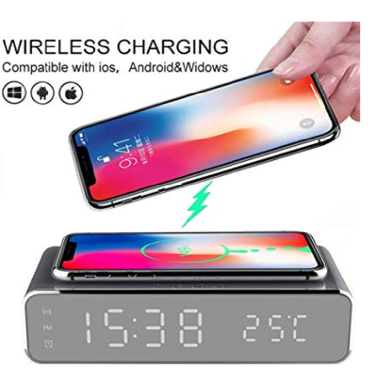 Wireless Charging Time Display Thermometer Alarm Clock - 图片 3