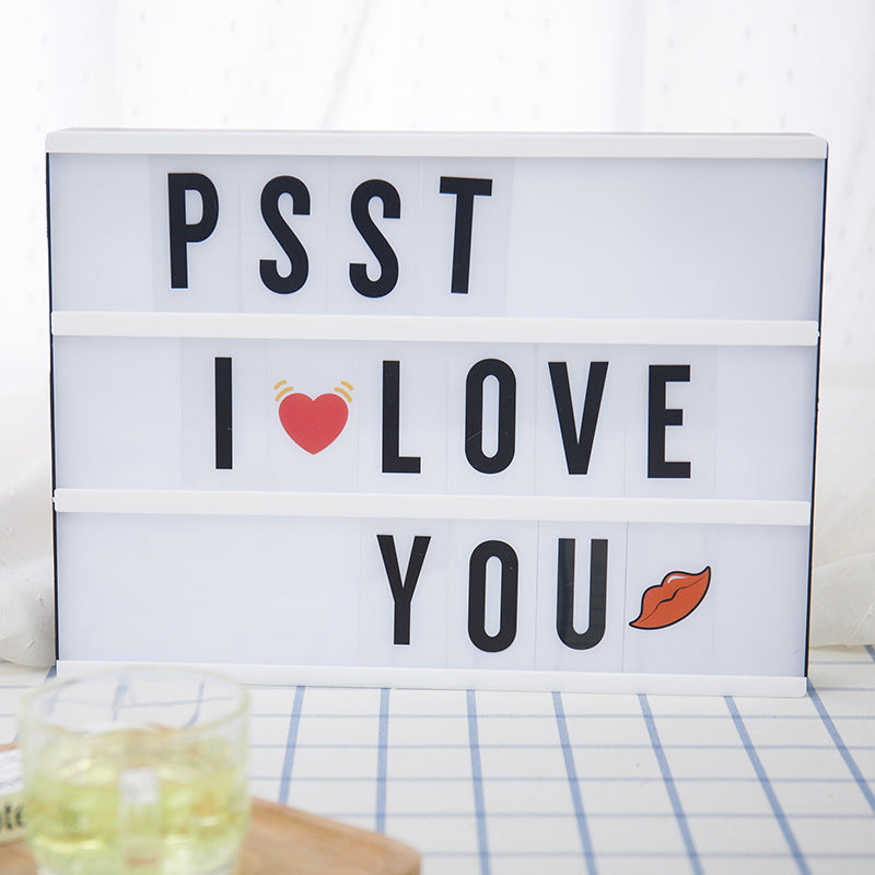 LED Letter Light Box Decoration Light 514121b4 fcea 496a aa34 f70287d45b67