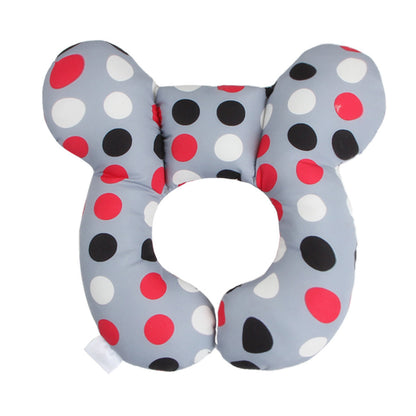 Cute Cartoon Pattern Baby U-shape Pillow Travel Car Seat Neck Protector 51436efe bd38 4e64 aa60 3eba530cace0