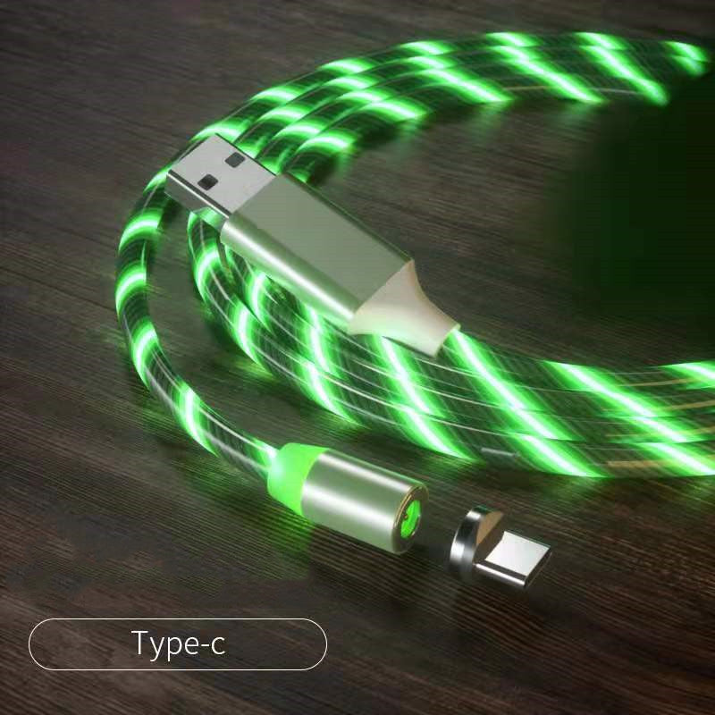 Magnetic Charging Cable Streamer Fast Charging Cable Lighting Micro USB Cable LED Magnet Charger Type-C Cable - 图片 27