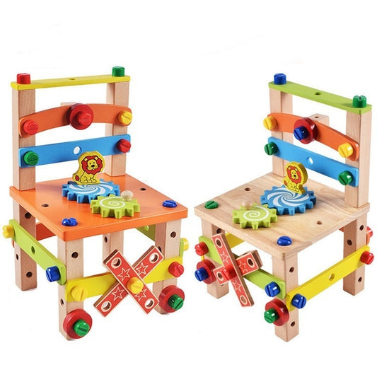 Children's Chair Building Block Toys 5151089248271