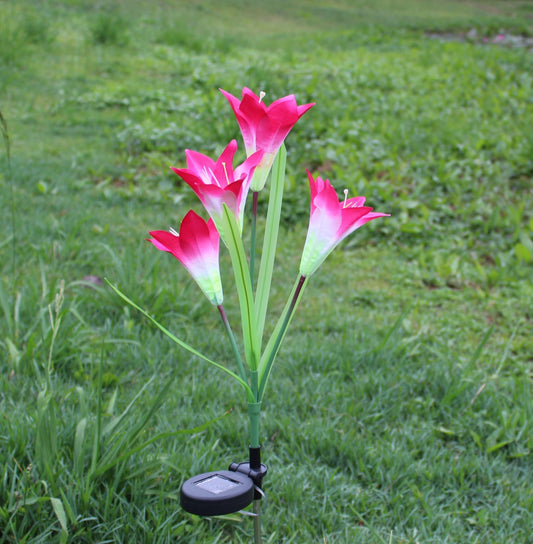 Solar Lily Colorful LED Artificial Lantern 5151885c 1a2e 45b0 a189 9a59b4a302ff