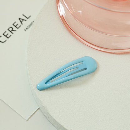 Drop-shaped Clip Paint Epoxy Female BB Clip Headdress Hairpin