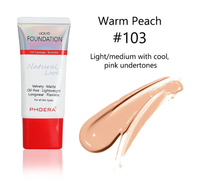 Matte, Silky, Tube Liquid Foundation, Ladies Products 5156328886101
