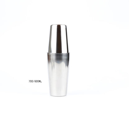 Stainless Steel Cocktail Shaker  with Wooden Stand for Home Bar Party 516314103114