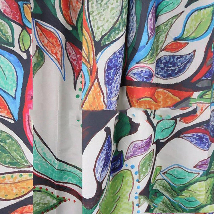 3D Printing Bathroom Waterproof Curtain Colorful Big Tree Polyester Shower Curtain Household Supplies Foreign Trade Popular Style Amazon - HD Wireless Product #3