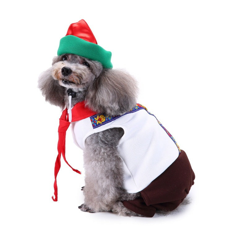 Dog supplies pet christmas clothes 516748253376