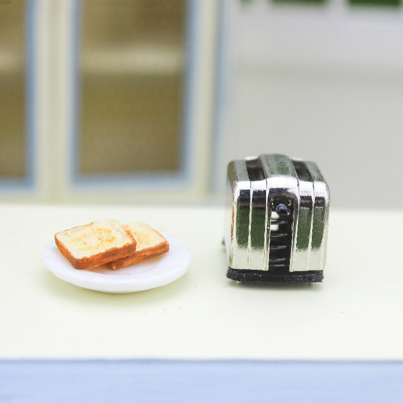Miniature Candy Toy Kitchen Small Cloth Dollhouse Accessories Mini Breakfast Bread Maker 51696307 5557 4e7d b7be 1b1fa5235677