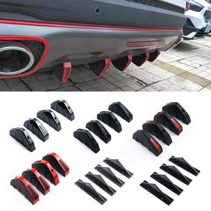 Automotive Universal Triangle Rear Spoiler Carbon Fiber Chassis 51701132 1401 485a 958f 7ae0623fc97b