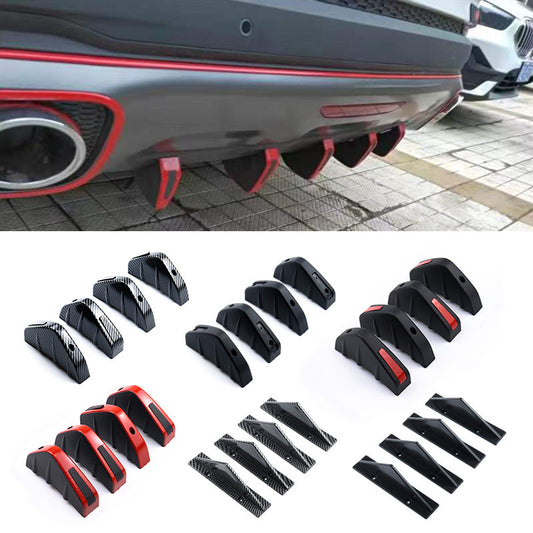 Automotive Universal Triangle Rear Spoiler Carbon Fiber Chassis 51701132 1401 485a 958f 7ae0623fc97b