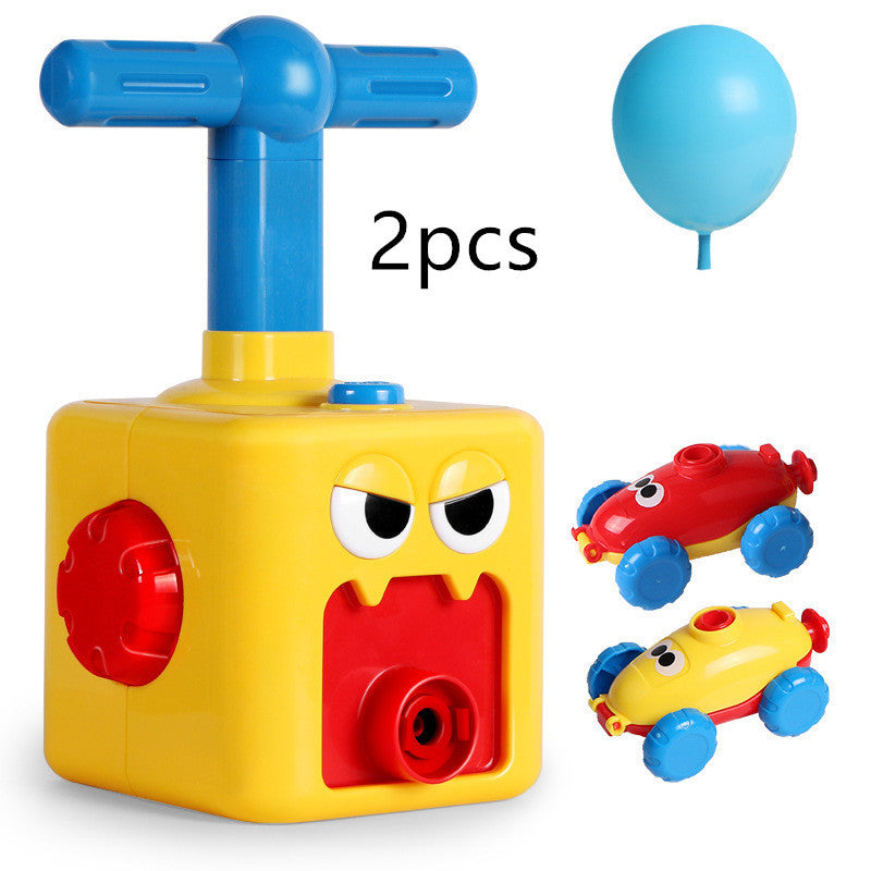 Power Balloon Launch Tower Toy Puzzle  Education Inertia Air Power Balloon Car Science Experimen Toy For Children Gift 517741