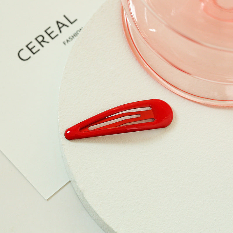 Drop-shaped Clip Paint Epoxy Female BB Clip Headdress Hairpin 51850c9b 91d9 4861 b1eb bce258f89b96