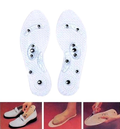 Magnet Magnetic Plus Elastomer Transparent Silicone Massage Insole Health Massage Insole Magnetic Therapy Anti-fatigue 518780