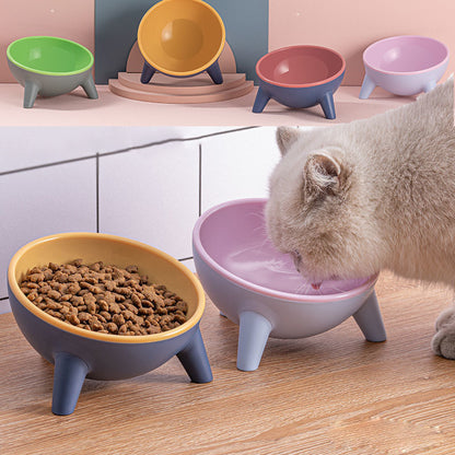 Cat Dog Bowl With Stand Pet Feeding Food Bowls Dogs Bunny Rabbit Nordic Color Feeder Product Supplies Pet Accessories 518791b
