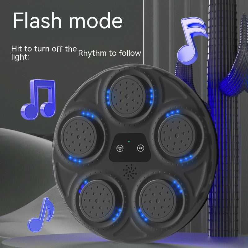 Children's Music Boxing Machine Blue Light Hitting Reaction Boxing Target Intelligent Electronic Wall Target 519a1236 55d8 40