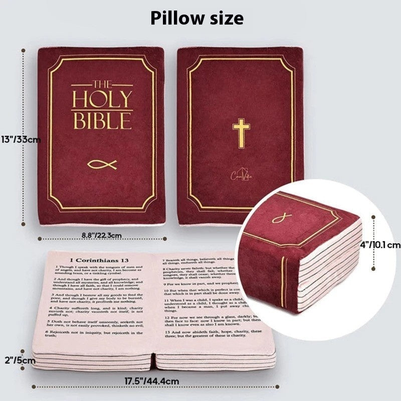 Home Decor Christmas Bible Plush Toy Doll Pillow - 图片 8