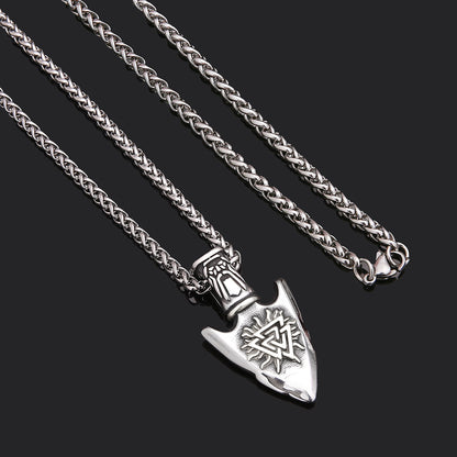 Hip Hop Necklace Stainless Steel Shield Pendant For Men 51c4076c 6ac5 4e52 b1c4 7930df2b7e7b