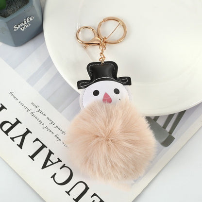 Stall Cute Snowman Fur Ball Keychain Pendant 51c4bfc1 c964 4831 86ca 270d90b05ae5 3652ca2c 97a0 4ebe b8bc 18ee6157c07d