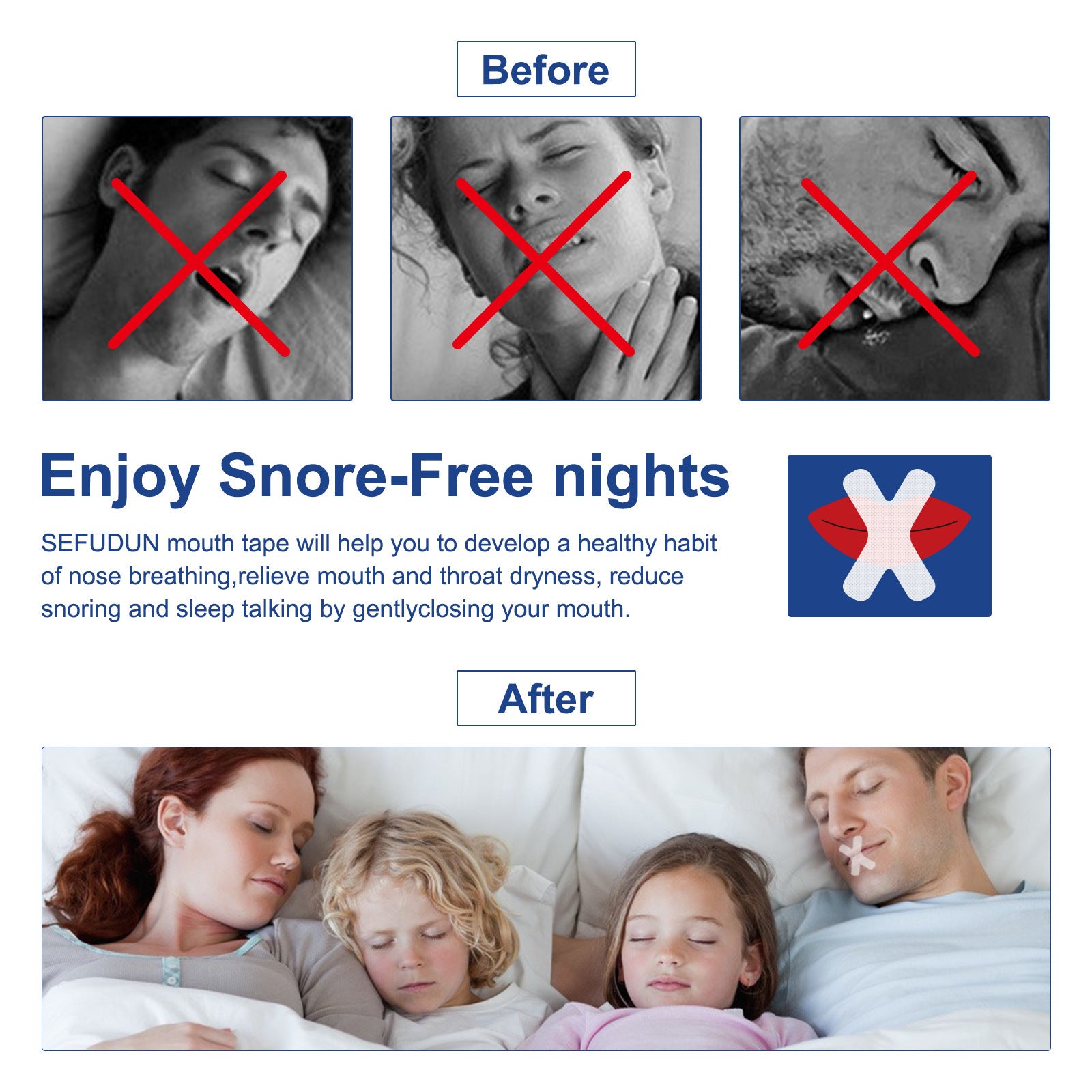 Adult And Children Sleep Open Mouth Stickers 51c61e37 0fc1 4c36 9486 f763d1b45f89