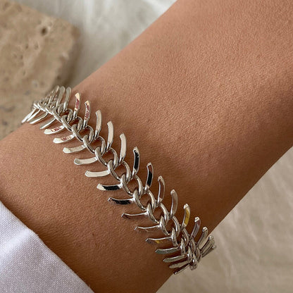 Personality Thick Fishbone Chain Bracelet 51c6473f 9e17 45c0 9809 4338a573b602
