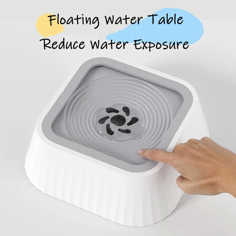 Pets Dog Cat Bowl Floating Bowl Water Drinker Not Wet Mouth Splash Water Portable Dog Bowl Not Sprinkler Pet Drinking Bowl Cu