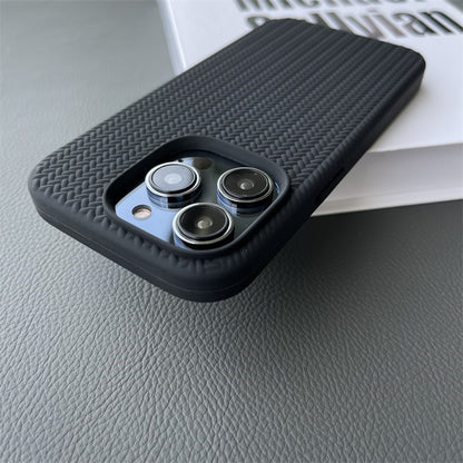 Liquid Silicone Woven Pattern Phone Case - 图片 6