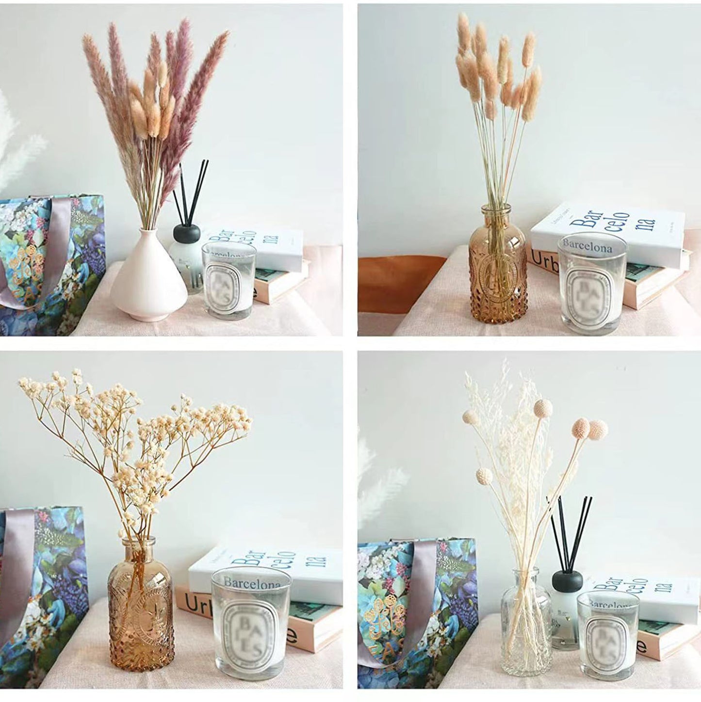 Dried Reed Flower Rabbit Tail Grass Flower Arrangement Ornaments 51de8524 e915 4189 9382 d050ea50114e