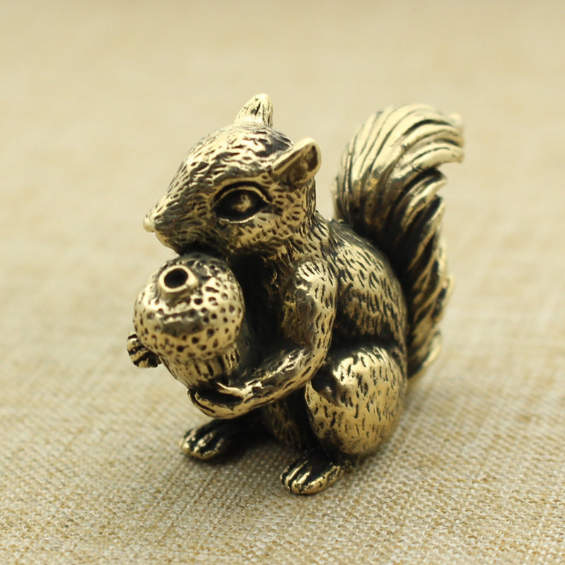 Brass Cute Squirrel Incense Holder Copper Art Hand Pieces 51efedb8 2bb7 4873 b66f 97d35227745e