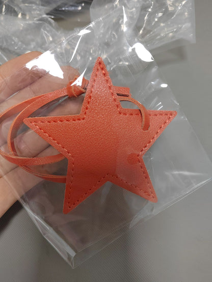 Leather Five-pointed Star Keychain Pendant Bag Ornament 51fb1c74 b039 4d6c b2f9 3158e2adff85