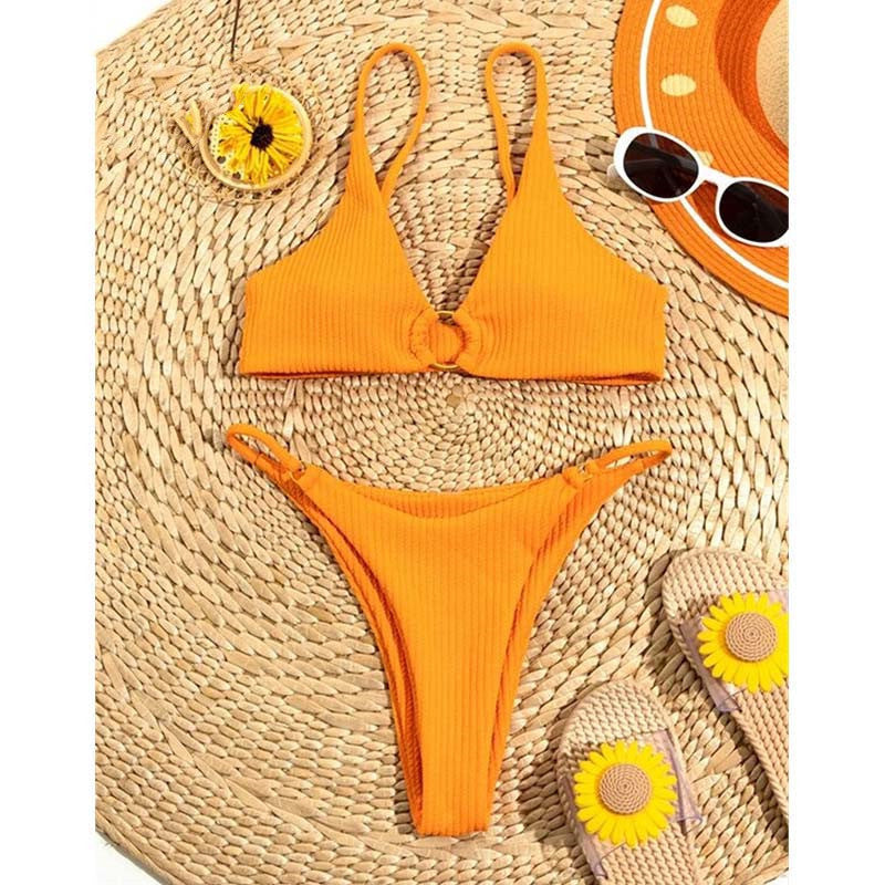 European And American Style Lns Solid Color Swimsuit 5204bdec 9d93 44cf 8cb8 f75e810eebc5