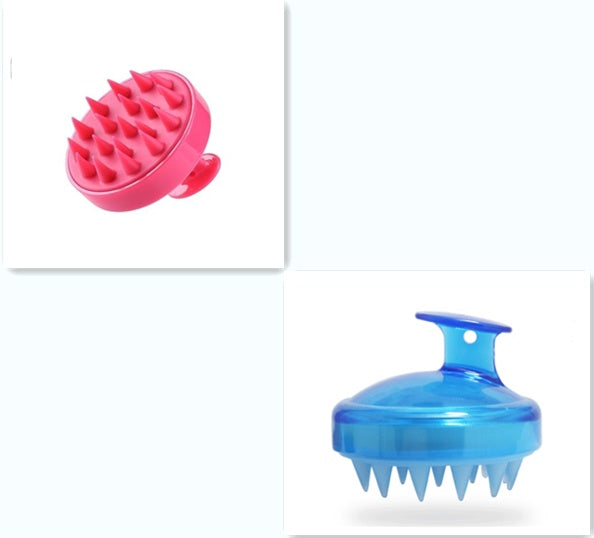 Silicone Shampoo Brush Massage Scalp Hair Brush 520688505512